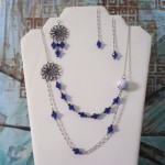 Chandelier necklace and earring set - $45 for the set