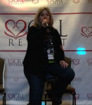 Posy Roberts serenading us all.