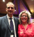 Dev Bantham and I at the Casino night.