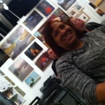 K. Ceres Wright enjoys the show.