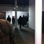 Descent into the gallery.
