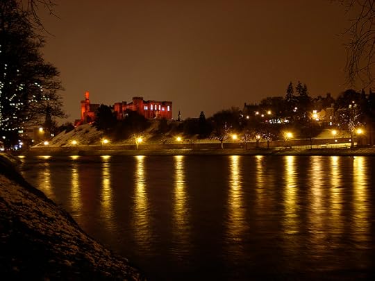 Red sky on the river