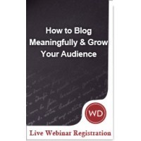 WD Webinar Blogging