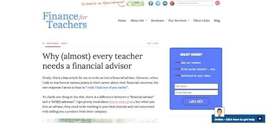 finance for teachers