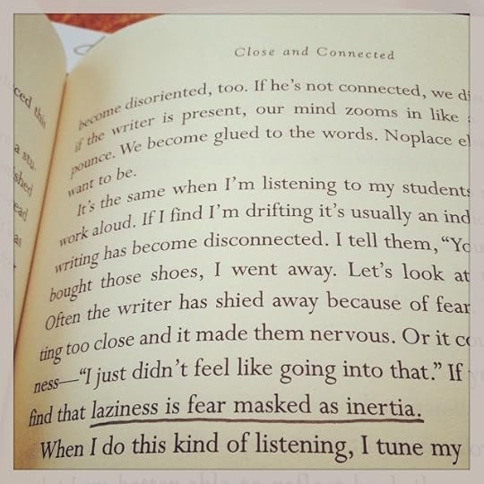 Lazyness #nataliegoldberg #books
