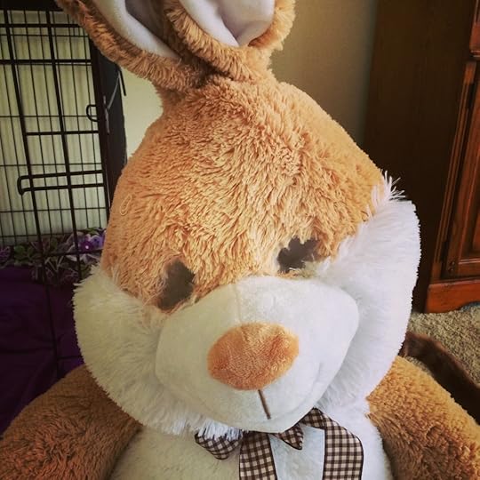 Mama took the eyes out of my Easter bunny. She probably used them for a spell. 