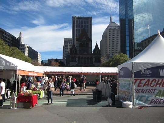Books galore in Copley Square (#BBF2014).