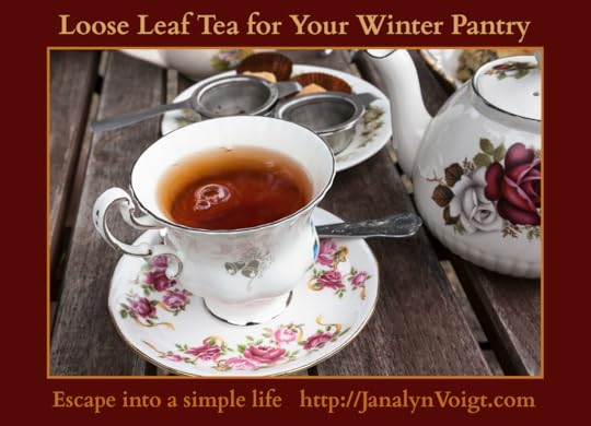 Loose Leaf Tea for Your Winter Pantry | A Simple Life