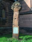 Cross at St Barnabas Church, Bromborough (Photo credit: Peter Craine - Geograph)