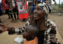 Ouma is a grandmother raising six orphans