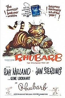 'Rhubarb' (1951 film poster)