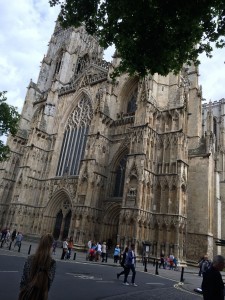 The famous Minster in York. Underneath it, in undercroft, Roman soldier artifacts!