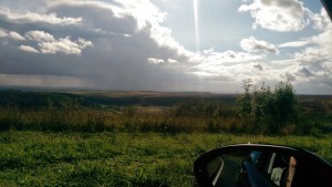 The North York Moors, spare and vast and redolent of lavender and Bronte stories.