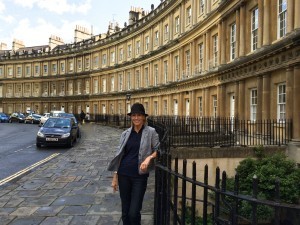 The Circus (circle) in Bath. Gorgeous townhouses in the Georgian style.