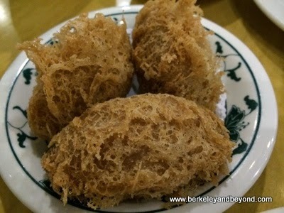 fried taro custard at Happy Buddha in Flushing, Queens, New York