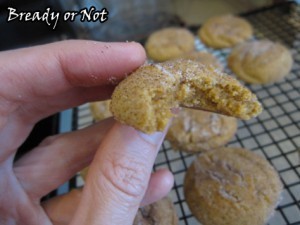 Pumpkin Pudding Mix Snickerdoodle Cookies