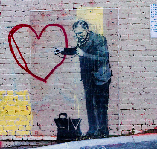 Image via Flickr Creative Commons. Bansky's