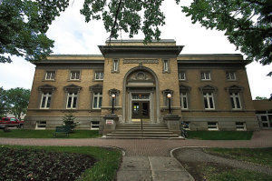 Moose Jaw Public Library image courtesy of the Institute for Stained Glass in Canada