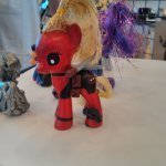 Deadpool Custom My Little Pony