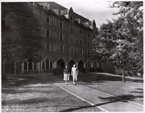 Strong Hall, ca. 1950, whose resident spook is Sophie.