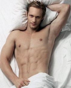 Eric Northman for no other reason but that he's a vampire and it's Halloween. You're welcome.