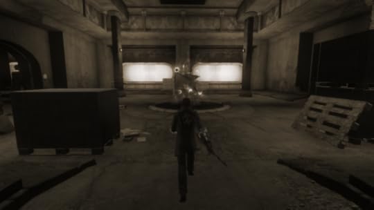 My Dragon confronts the Presenter during The Secret World's new Halloween event, The Broadcast