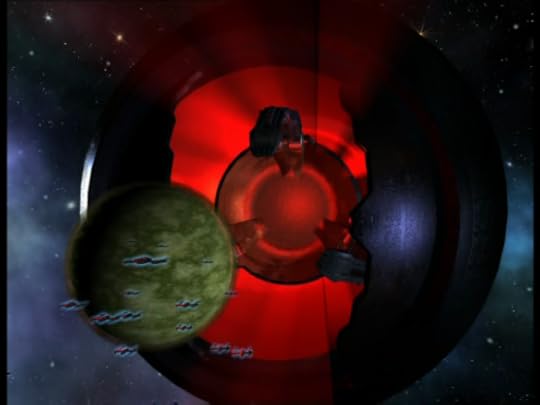The Beast Planet consumes Planet Jungle in Shadow Raiders