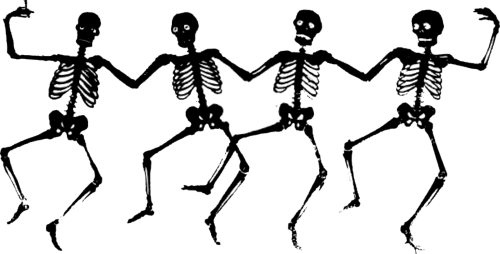 Dancing skeletons