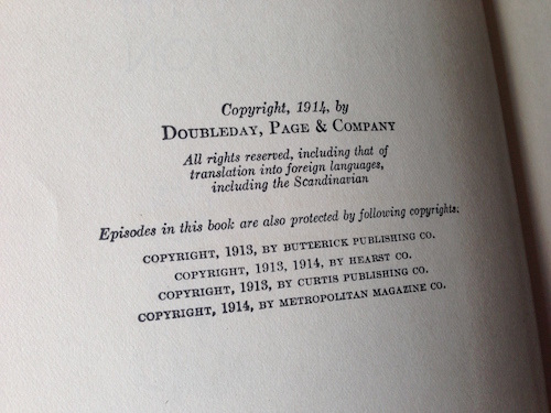 Penrod, by Booth Tarkington (1914), First Edition First Printing