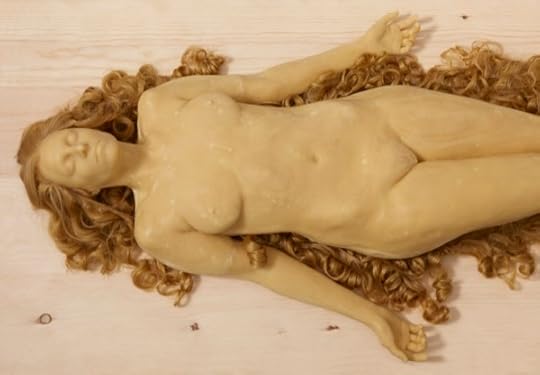 Beecroft_Blonde Figure Lying_detail