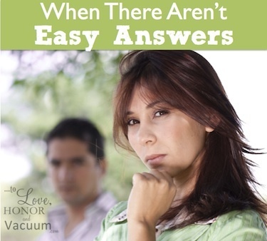 No Easy Answers