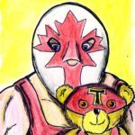 SuperTramp and Tristan the Teddy Bear