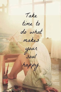 time for what makes you happy