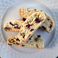 Cranberry-Pistachio Biscotti