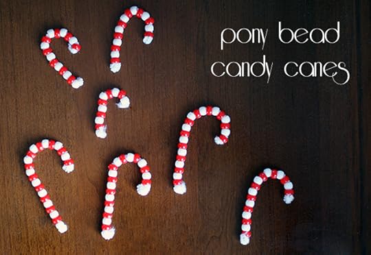 Pony Bead Candy Canes