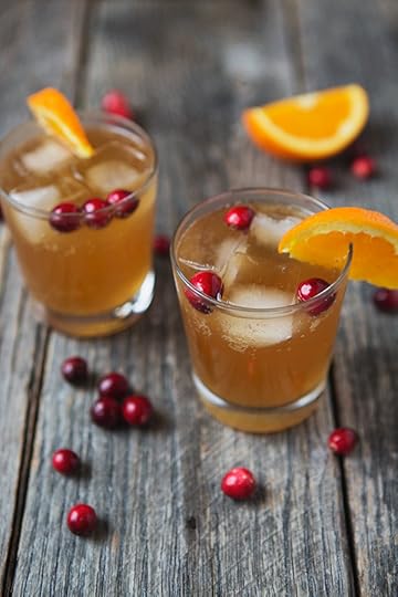 Cranberry Orange Dark 'n' Stormy Cocktails | FoodforMyFamily.com