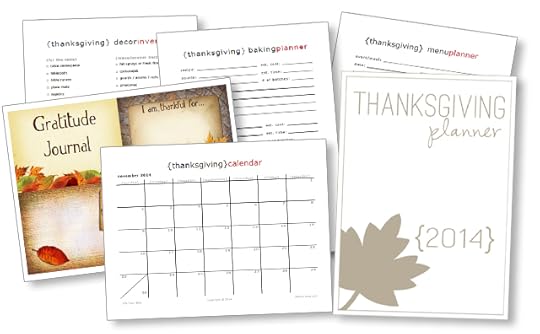 Free 2014 Thanksgiving Planner
