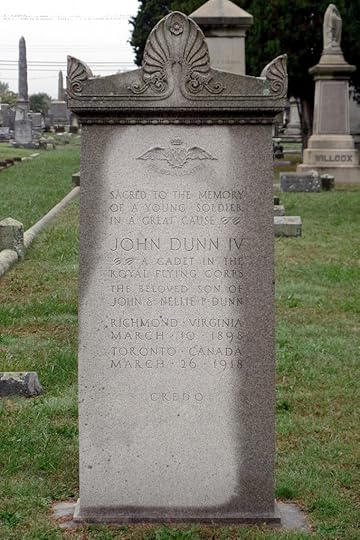 The grave of Cadet John Dunn IV in Blandford Cemetery, Petersburg