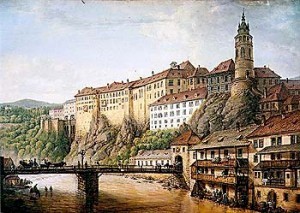 Cesky Krumlov by Ferdinand Runk
