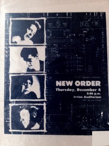 New Order backstage pass