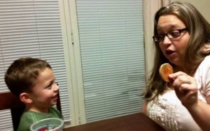 Maria's Waiting Expectantly Look