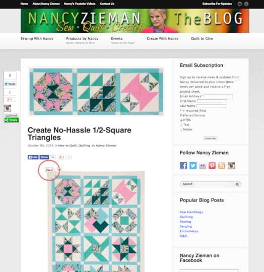 Nancy Zieman Blog Pin It Button