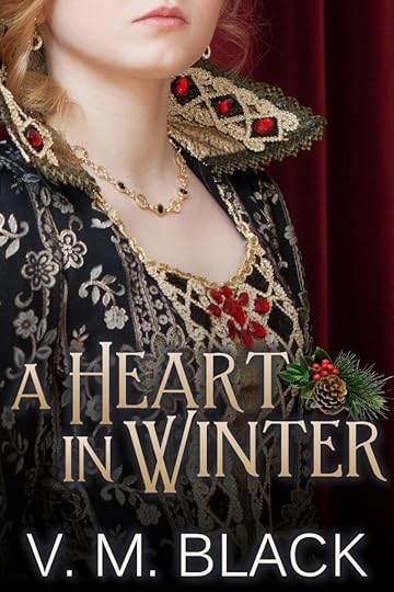 a heart in winter holly