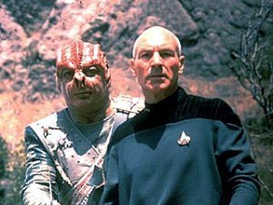 Picard and Dathon at El-Adrel