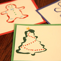 Cookie Cutter Painted Gift Tags