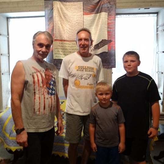 Patrick Jones author of The Wolf's Moon Booksigning