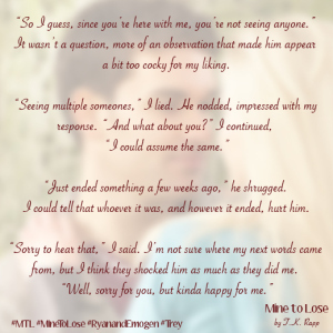 Mine to Lose ~ Teaser 1