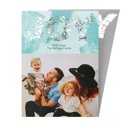 Spectacular Joy - Laser-Cut Cards - Papier Fabrik - Reef - Blue : Front