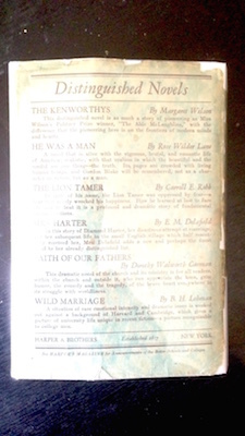 The Lion Tamer by Carroll E. Robb (1925), 1st Edition 1st Printing