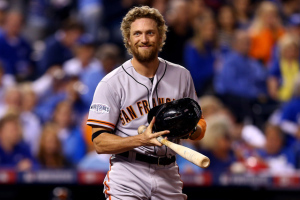 Hunter Pence--A name and look made for a novel action hero. 